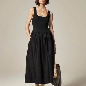 JCrew Drop Waist Mixy Dress